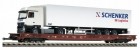 5272 Fleischmann 8-axled low-floor car for heavy goods vehicle transport ('Rolling Road') type Saadkms690